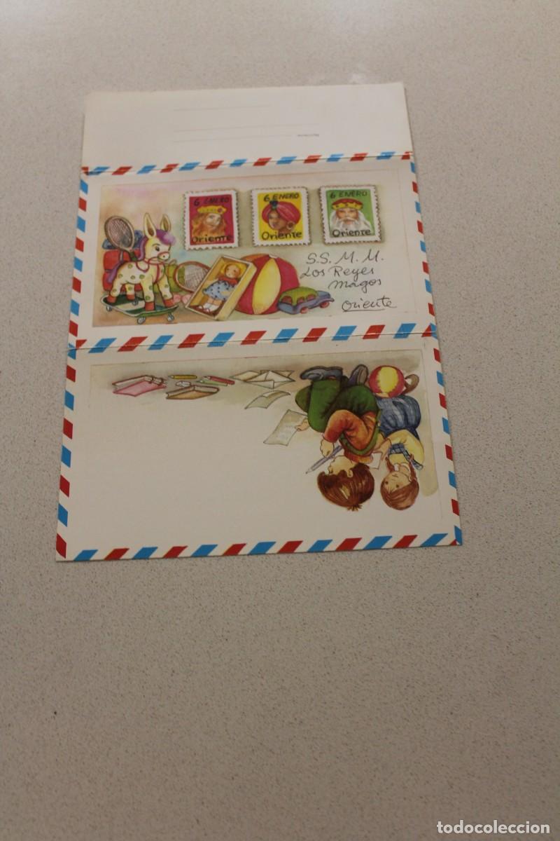 Sammelleidenschaft Andere Papierartikel: CARTA - SOBRE, A SUS MAJESTADES LOS REYES MAGOS. EN ESPA&Ntilde;OL. DESPLEGABLE.