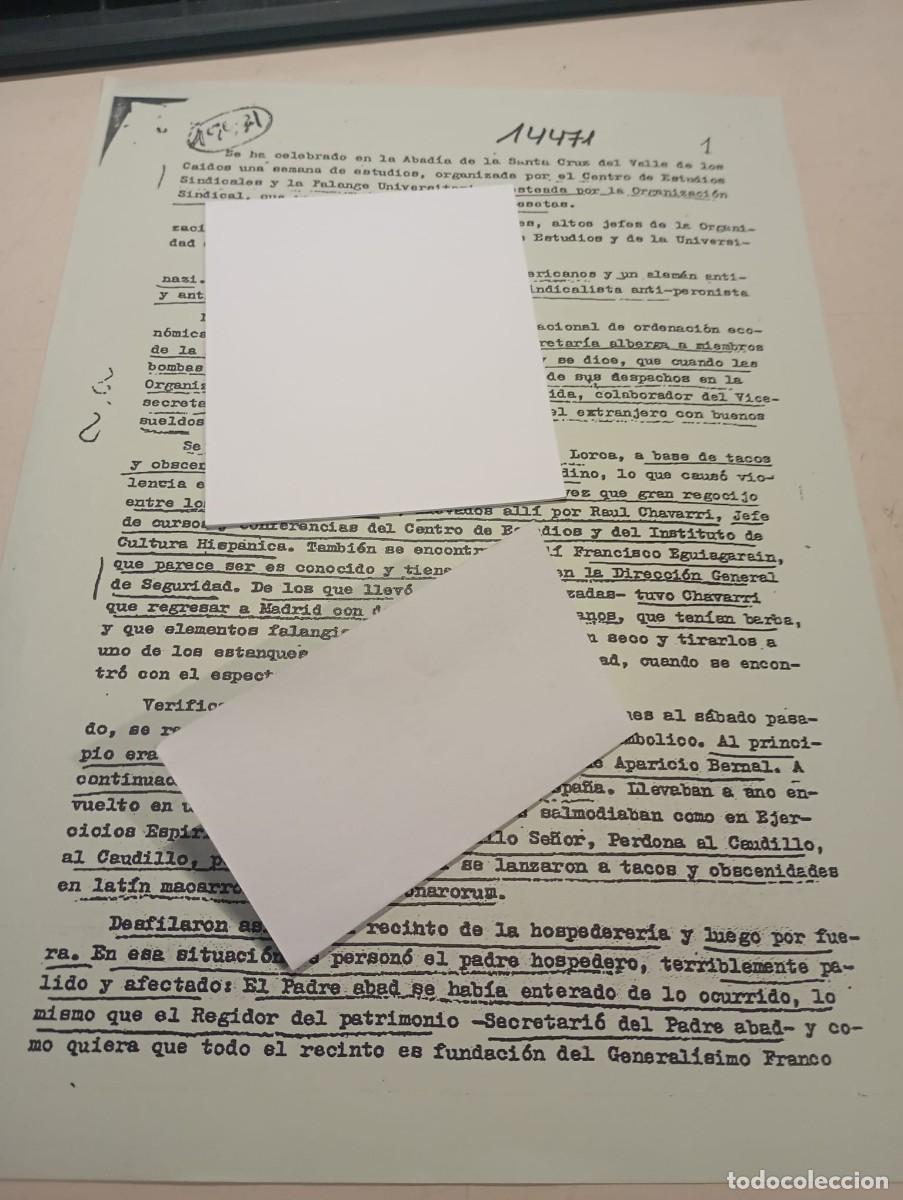 Otros Art&iacute;culos de Coleccionismo en Papel: HOJA INCIDENTES FALANGISTAS EL VALLE DE LOS CAIDOS ED. COFRADIA CUCHARA HIERRO 2007 REF. UR MES 3 F