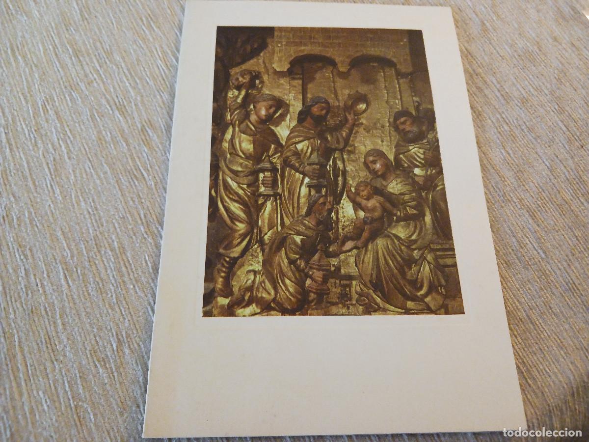 Otros art&iacute;culos de coleccionismo en papel: felicitacion navide&ntilde;a del marques de castell florite y familia 1961, retablo s. pedro de casserras
