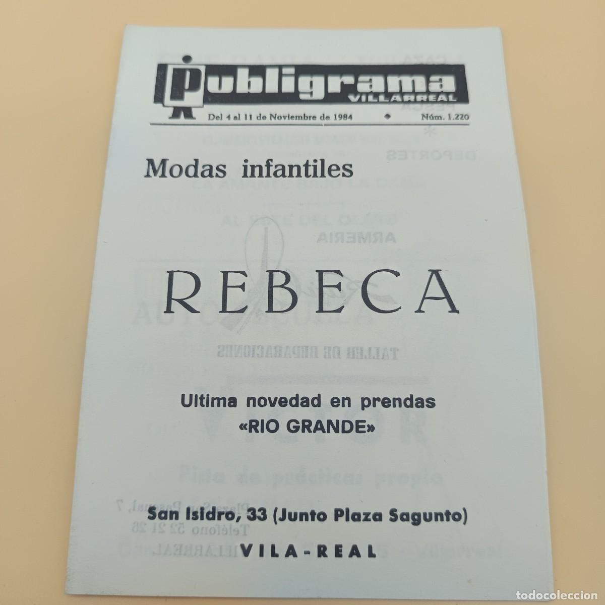 Sammelleidenschaft Andere Papierartikel: PUBLIGRAMA VILLARREAL A&Ntilde;O 1984 N.1220