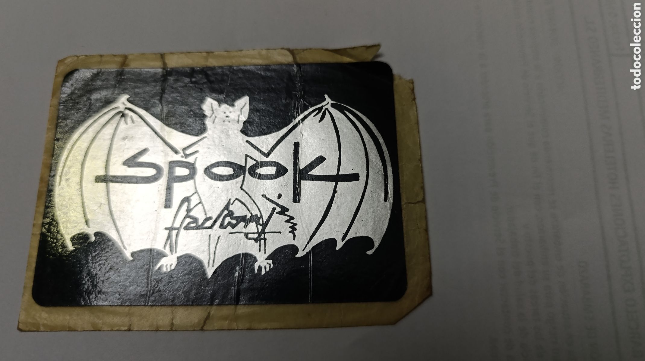 Otros Art&iacute;culos de Coleccionismo en Papel: PEGATINA DISCOTECA SPOOK FACTORY MURCIELAGO ORIGINAL RUTA DEL BAKALAO VALENCIA
