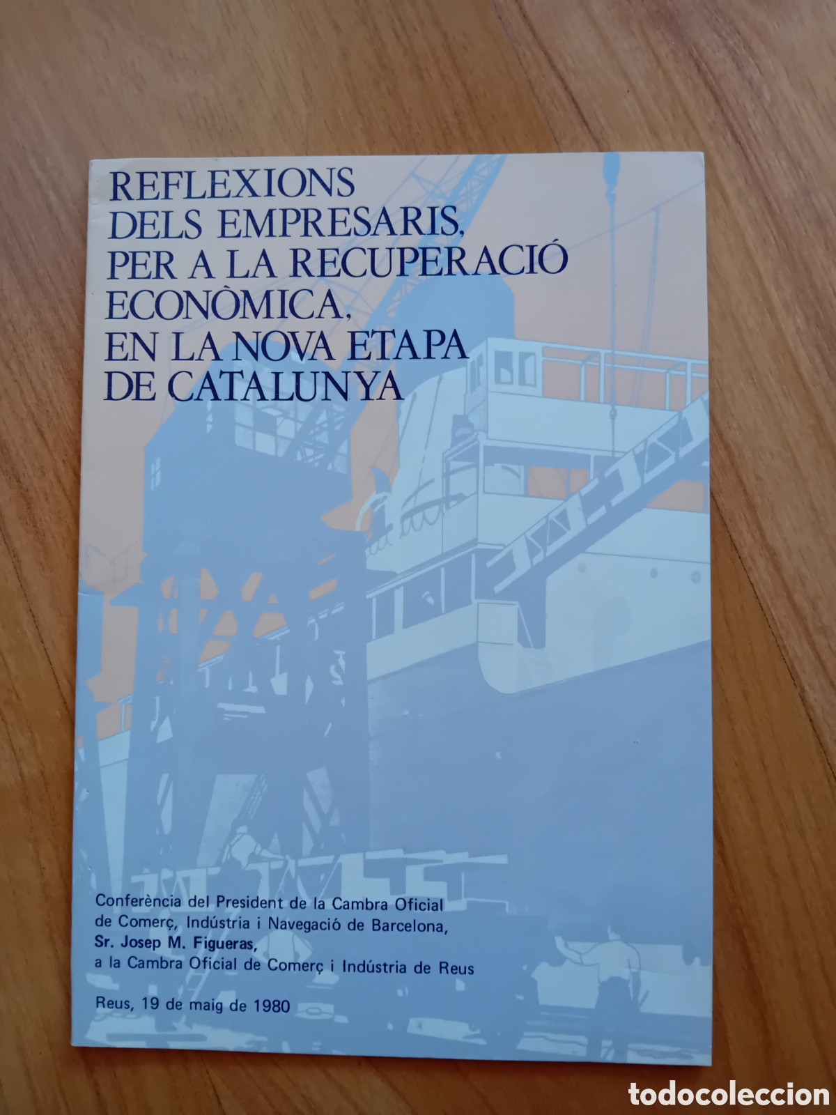 Outros artigos de papel: REFLEXIONS DELS EMPRESARIS CATALUNYA JOSEP M. FIGUERES. CONFERENCIA CAMARA COMERCIO BARCELONA. 1980
