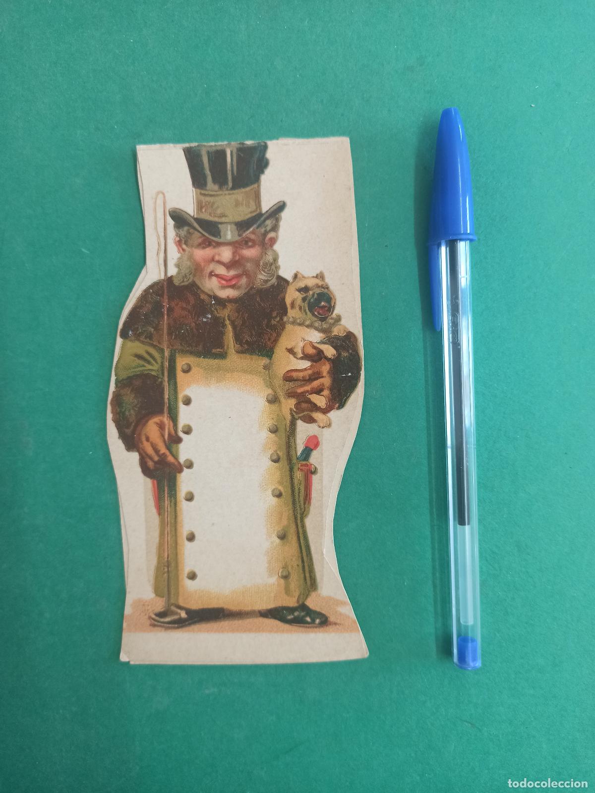 Otros art&iacute;culos de coleccionismo en papel: Antigua tarjeta de Menu. Francesa. Vacia sin imprimir. Restaurante
