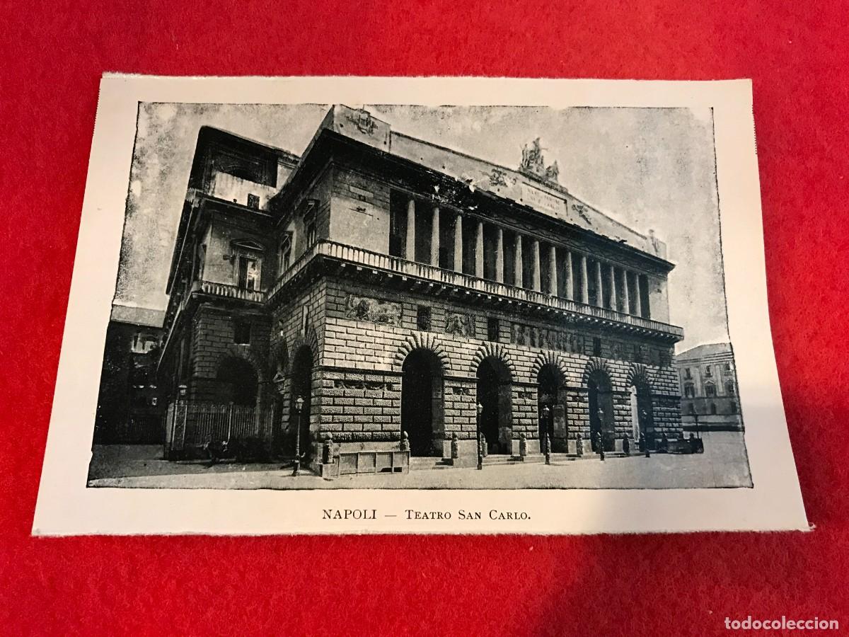 Sammelleidenschaft Andere Papierartikel: IMAGEN EN PAPEL. 16 X 11 CM. NAPOLI-NAPOL&Eacute;S. TEATRO SAN CARLO.