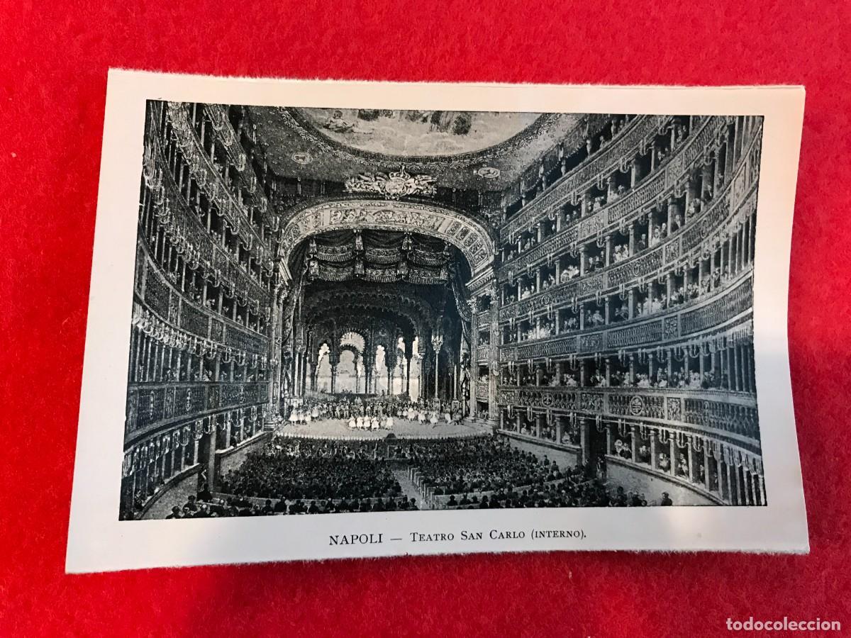 Collectionnisme Papier divers: IMAGEN EN PAPEL. 16 X 11 CM. NAPOLI-NAPOL&Eacute;S. TEATRO SAN CARLO
