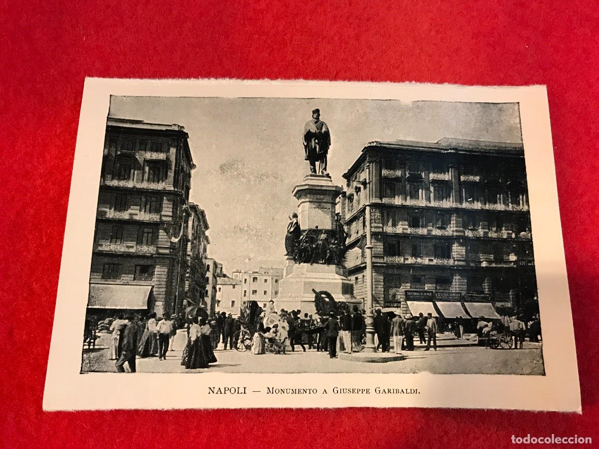 Sammelleidenschaft Andere Papierartikel: IMAGEN EN PAPEL. 16 X 11 CM. NAPOLI-NAPOL&Eacute;S. MONUMENTO A GIUSEPPE GARIBALDI