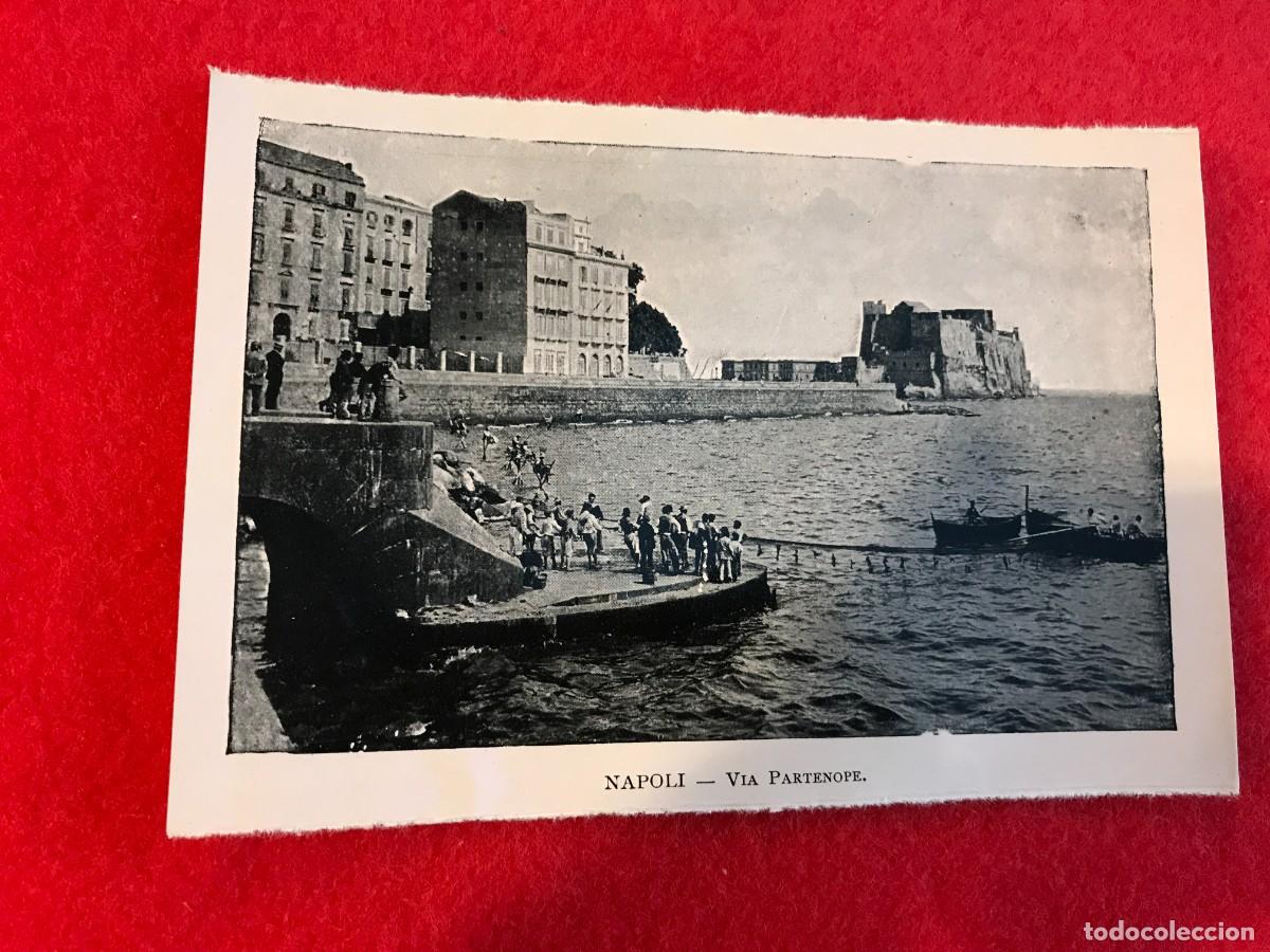 Collectionnisme Papier divers: IMAGEN EN PAPEL. 16 X 11 CM. NAPOLI-NAPOL&Eacute;S. VIA PARTENOPE
