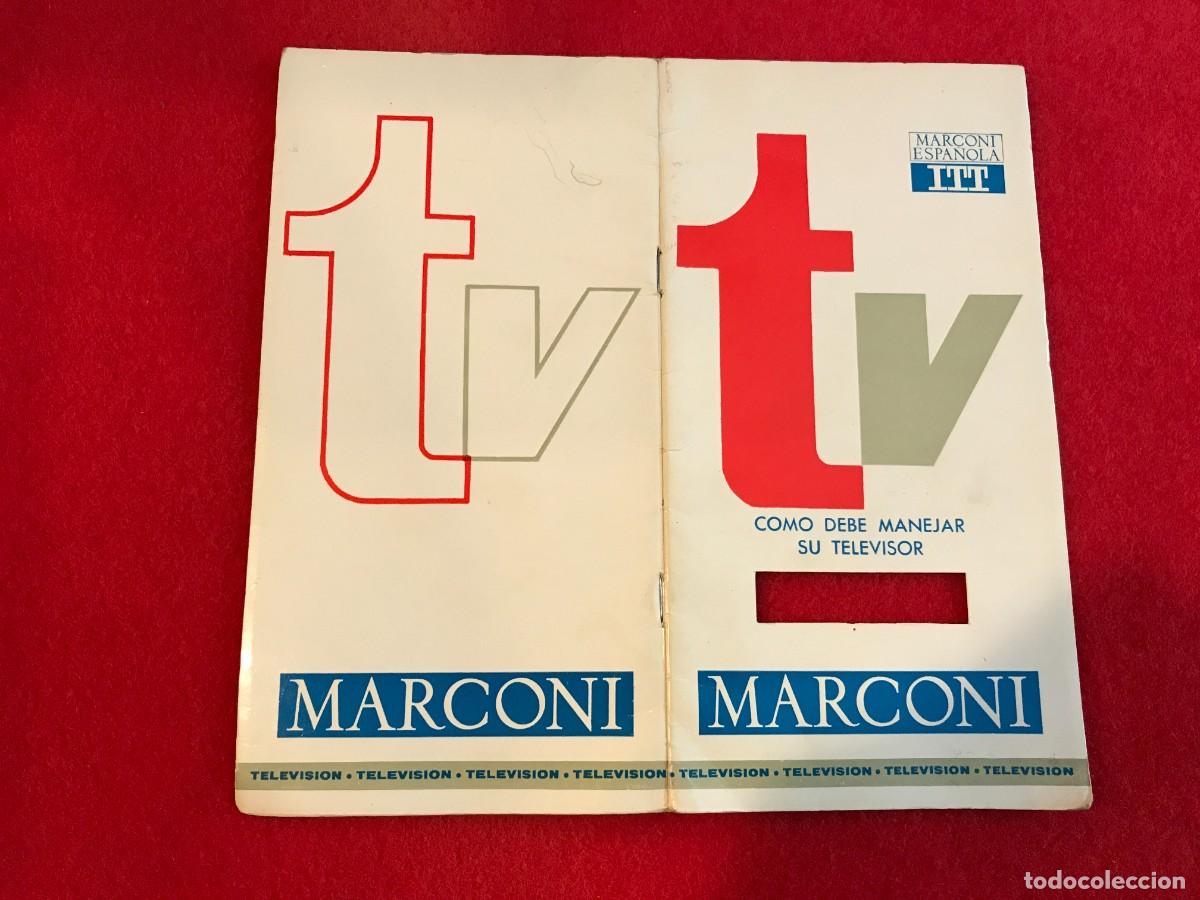 Collectionnisme Papier divers: MARCONI ESPA&Ntilde;OLA ITT. TELEVISOR MODELO TM 1092. INSTRUCCIONES
