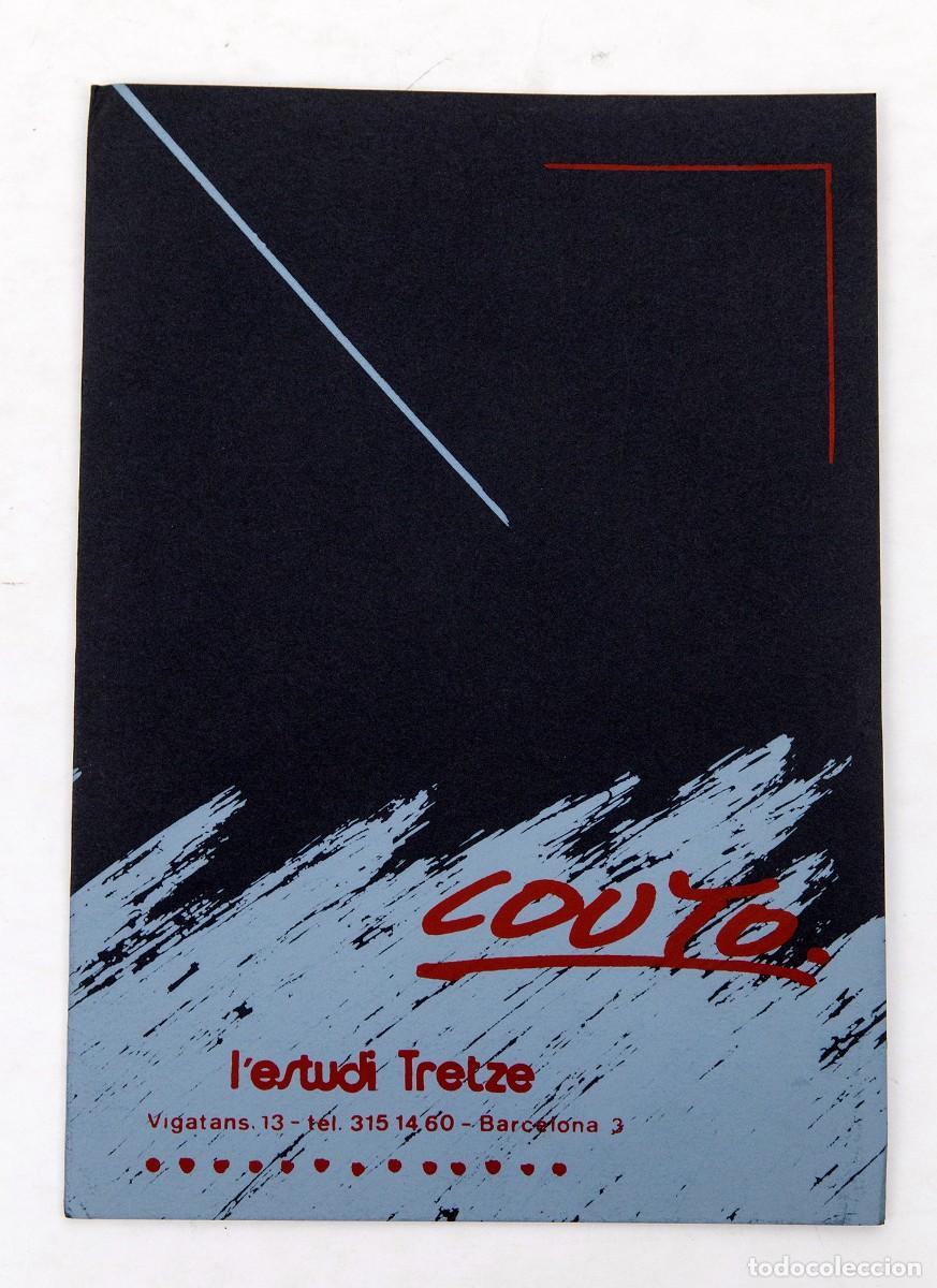 Otros Art&iacute;culos de Coleccionismo en Papel: COUTO - 1980 - GALERIA TRETZE - CAT&Aacute;LOGO SERIGR&Aacute;FICO