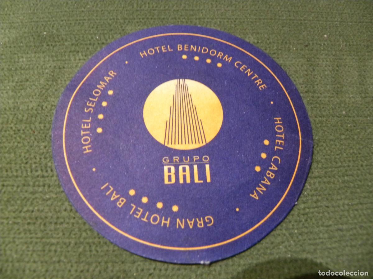 Otros Art&iacute;culos de Coleccionismo en Papel: POSAVASOS HOTELES GRUPO BALI - BENIDORM - ALICANTE