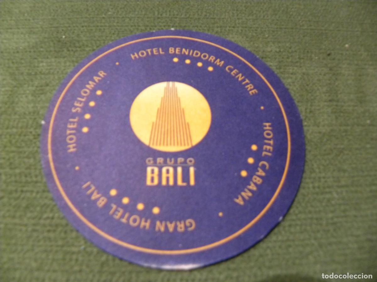 Otros Art&iacute;culos de Coleccionismo en Papel: POSAVASOS HOTELES GRUPO BALI - BENIDORM - ALICANTE