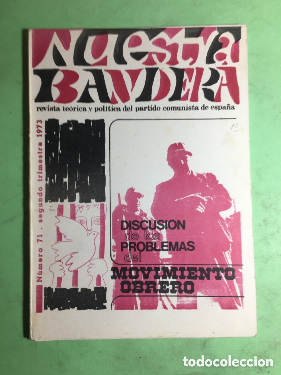 Otros art&iacute;culos de coleccionismo en papel: 1973 B&Eacute;LGICA NUESTRA BANDERA N&Uacute;MERO 71 MOVIMIENTO OBRERO PARTIDO COMUNISTA