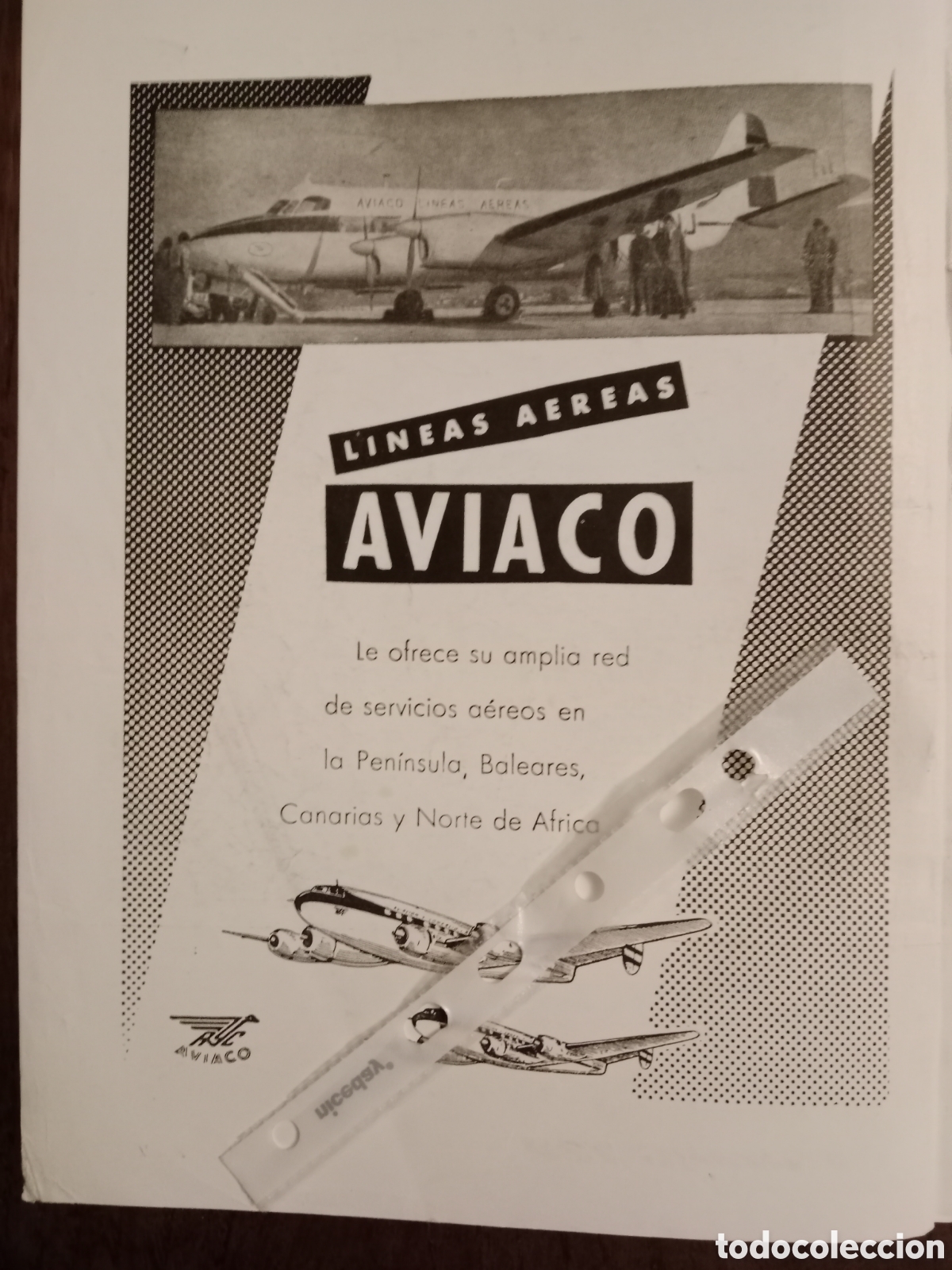 Paper Collecting Others: Publicidad aviones aviaco de 1960