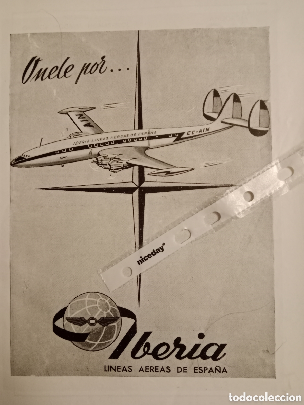 Paper Collecting Others: Publicidad aviones iberia de 1960