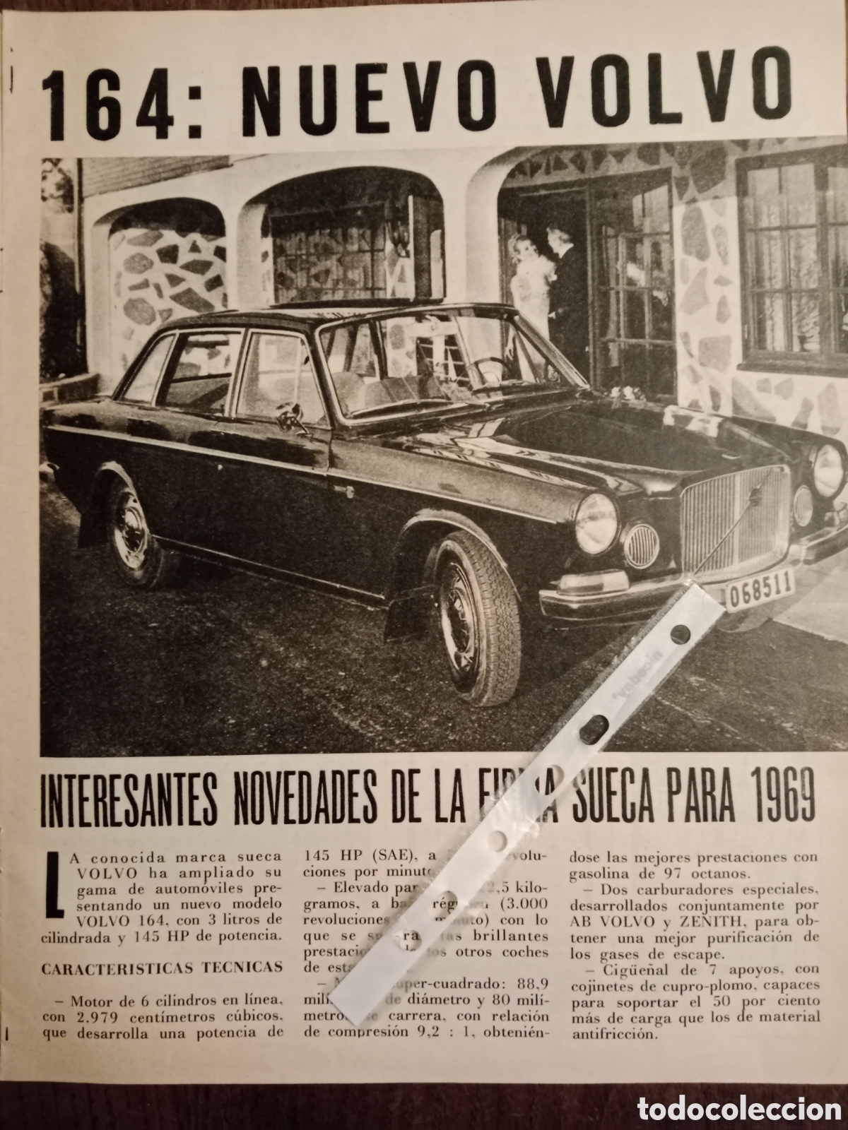 Paper Collecting Others: Reportaje autom&oacute;vil volvo de 1968