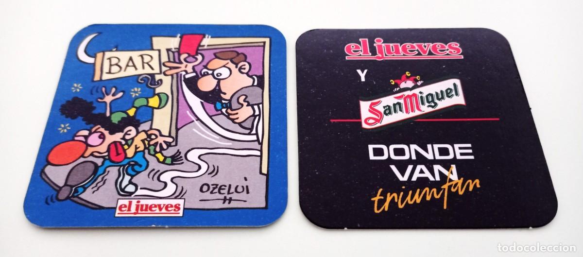 Otros art&iacute;culos de coleccionismo en papel: POSAVASOS CERVEZA SAN MIGUEL - EL JUEVES (ESPA&Ntilde;A)