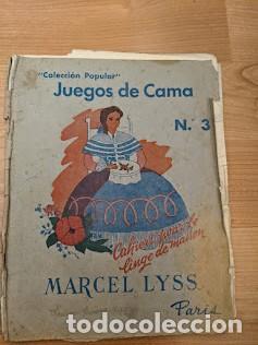 Paper Collecting Others: ANTIGUO CUADERNO DIBUJOS BORDAR MARCEL LYS