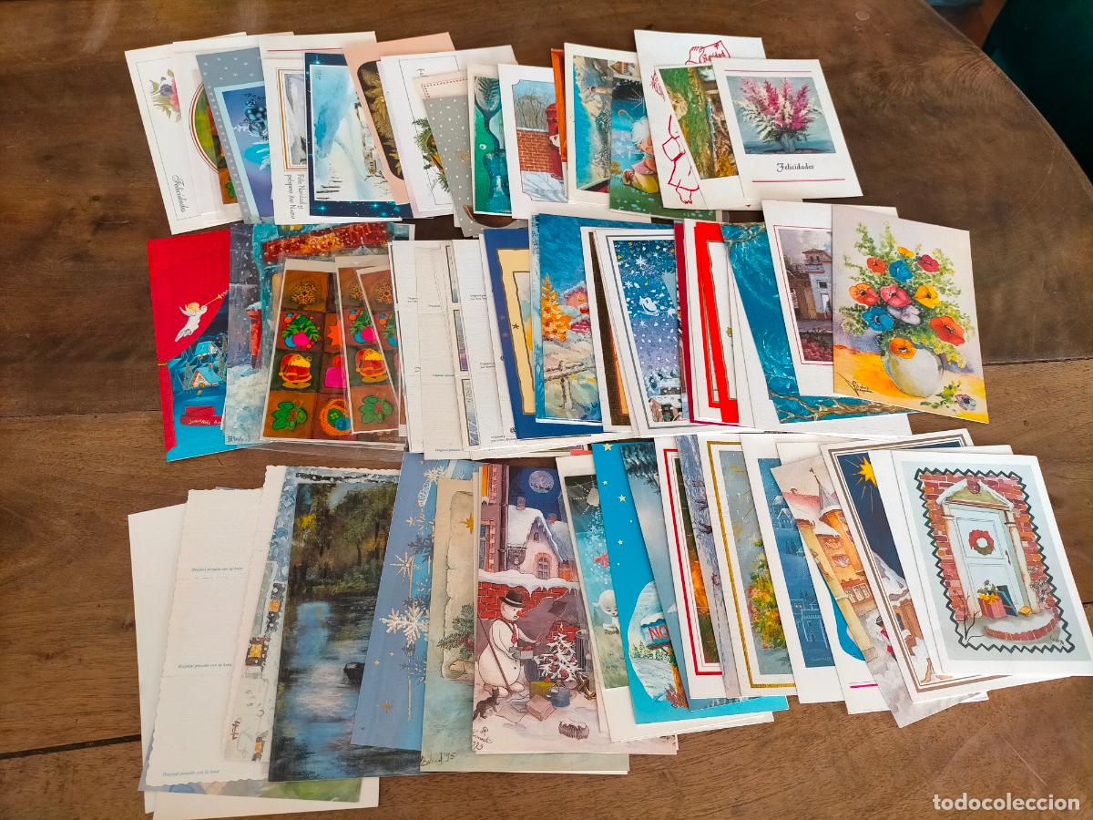 Otros Art&iacute;culos de Coleccionismo en Papel: Gran lote de postales navide&ntilde;as felicitaciones de Navidad y otras sin escribir de los a&ntilde;os 80-90