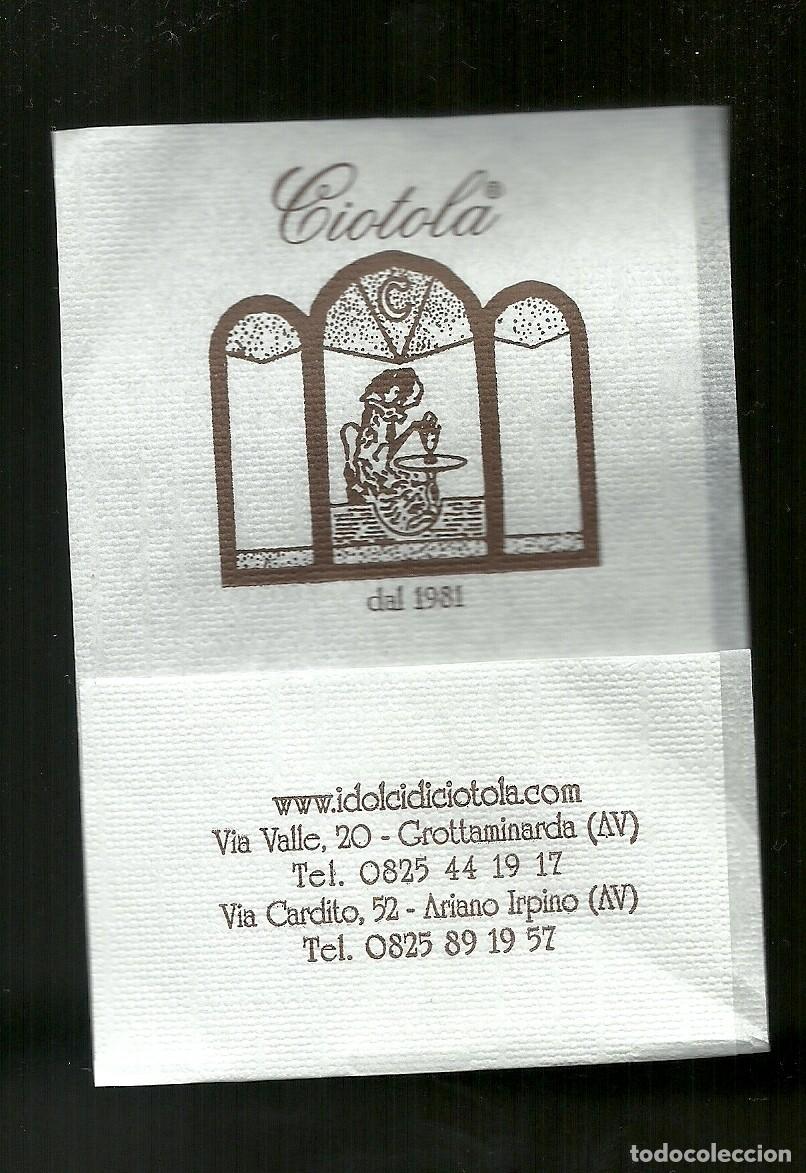 Otros art&iacute;culos de coleccionismo en papel: Tovagliolino da Caff&egrave; - Bar Ciotola ( Grottaminarda ) Avellino