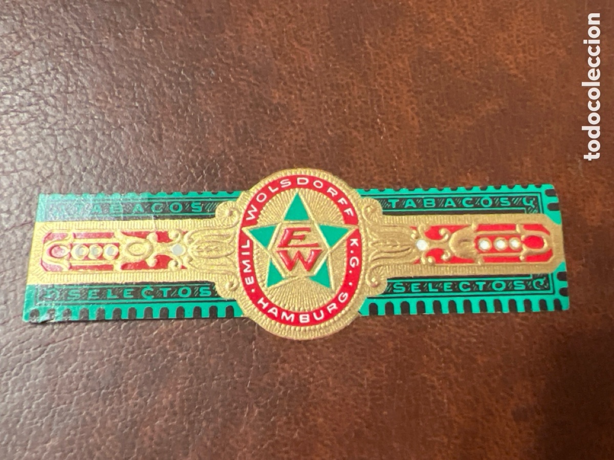 Outros artigos de papel: V4372. VITOLA VITOLAS CIGAR BANDS BAGUES DE CIGARE BAUCHBINDEN SIGAREN BANDEN