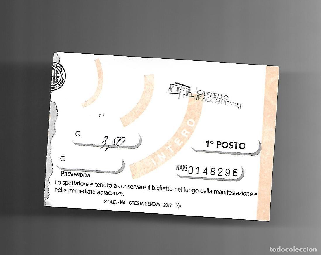 Otros Art&iacute;culos de Coleccionismo en Papel: Biglietto di Ingresso - Castello Macchiaroli ( Teggiano )