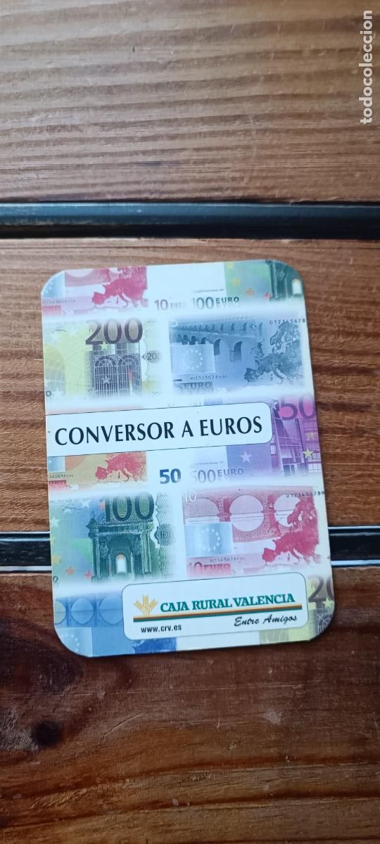 Otros Art&iacute;culos de Coleccionismo en Papel: CONVERSOR A EUROS - CAJA RURAL DE VALENCIA -