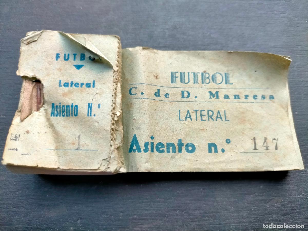 Outros artigos de papel: Club Deportivo de Manresa entrada futbol lateral