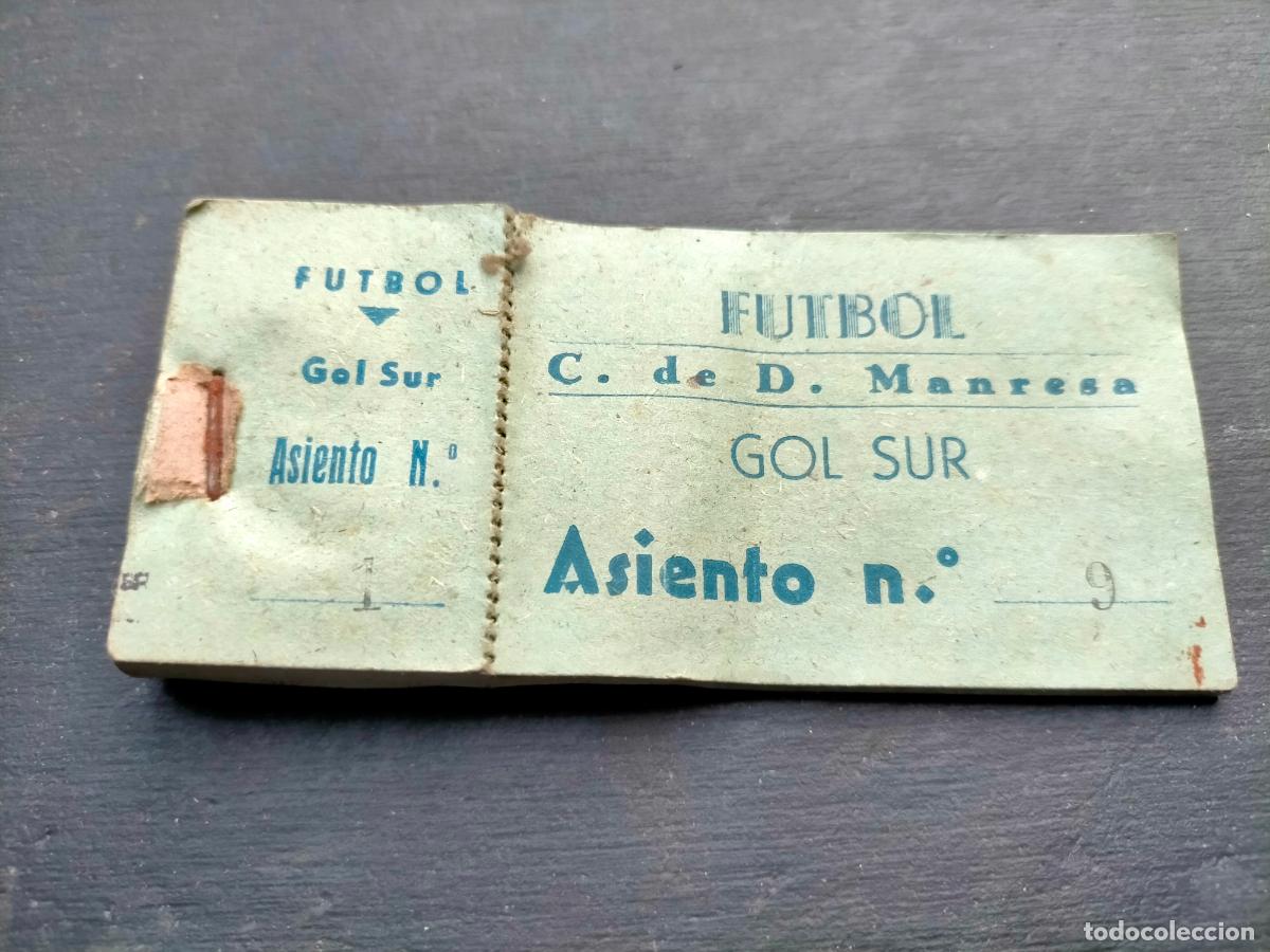 Altri oggetti di carta: Club Deportivo de Manresa entrada gol sur futbol