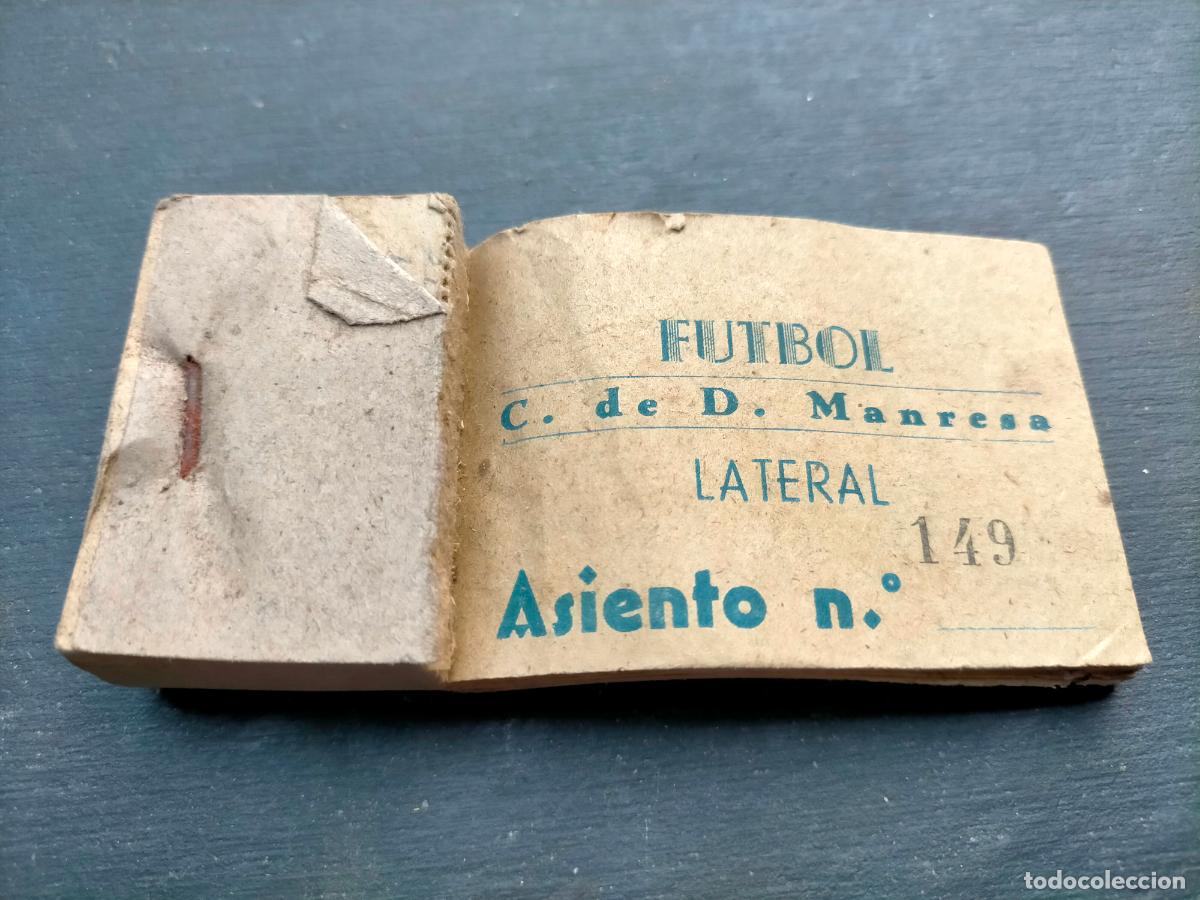 Altri oggetti di carta: Club Deportivo de Manresa entrada lateral futbol