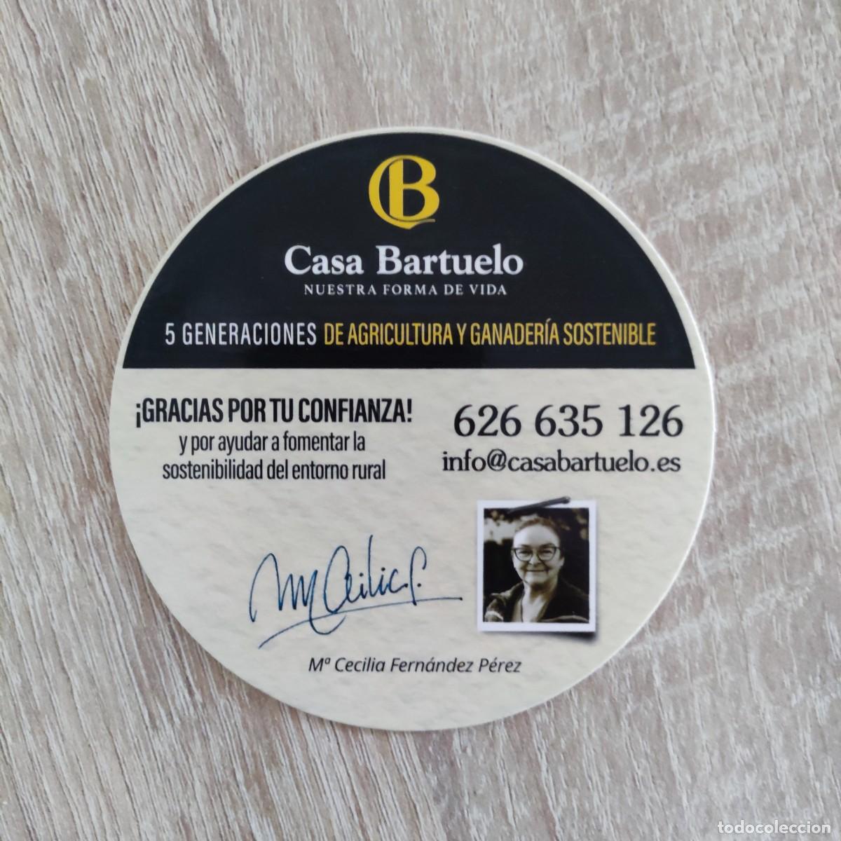 Altri oggetti di carta: POSAVASOS - CASA BARTUELO - ASTURIAS ASTURIES
