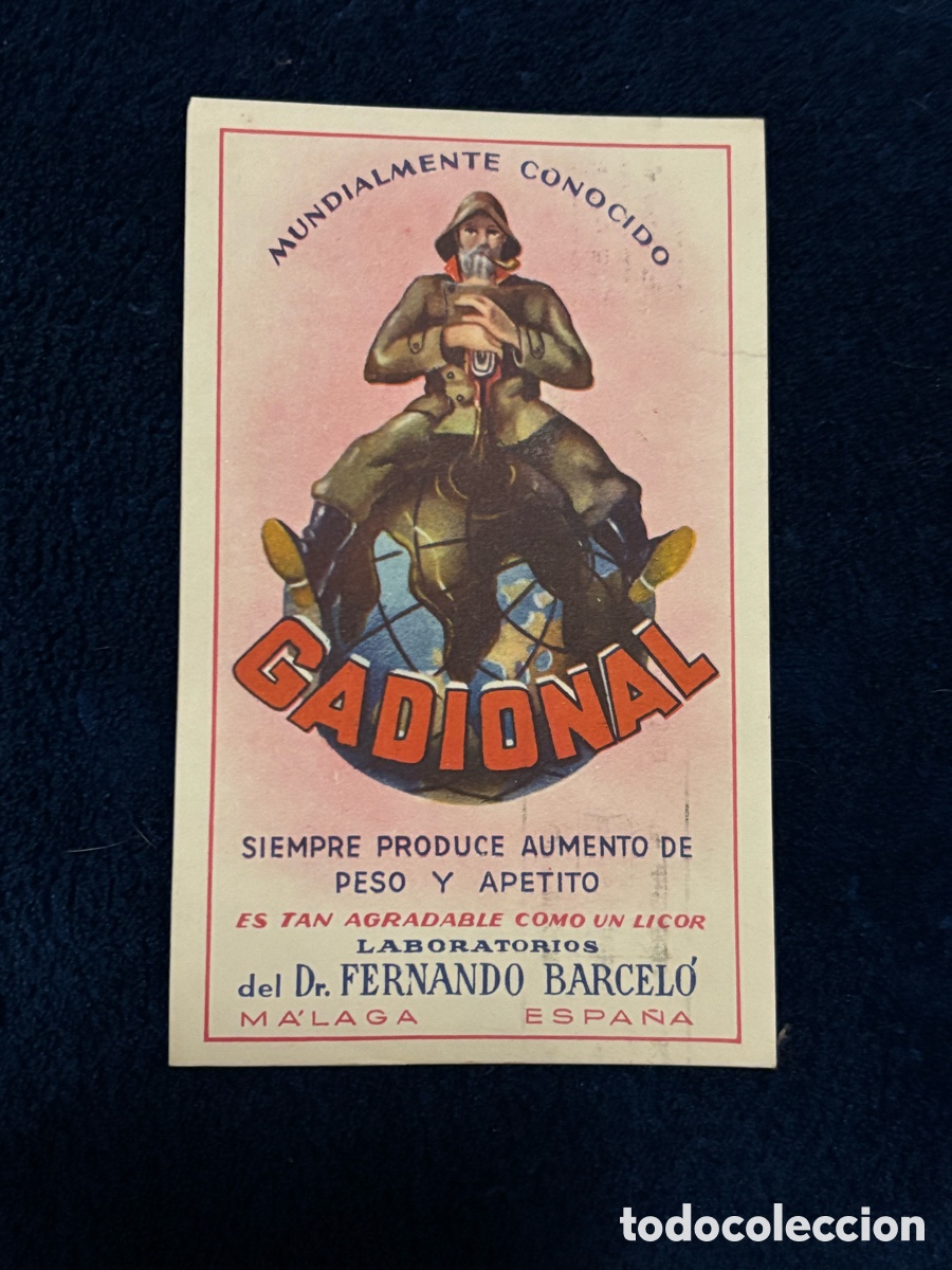 Sammelleidenschaft Andere Papierartikel: Postal publicidad gadional malaga circulada