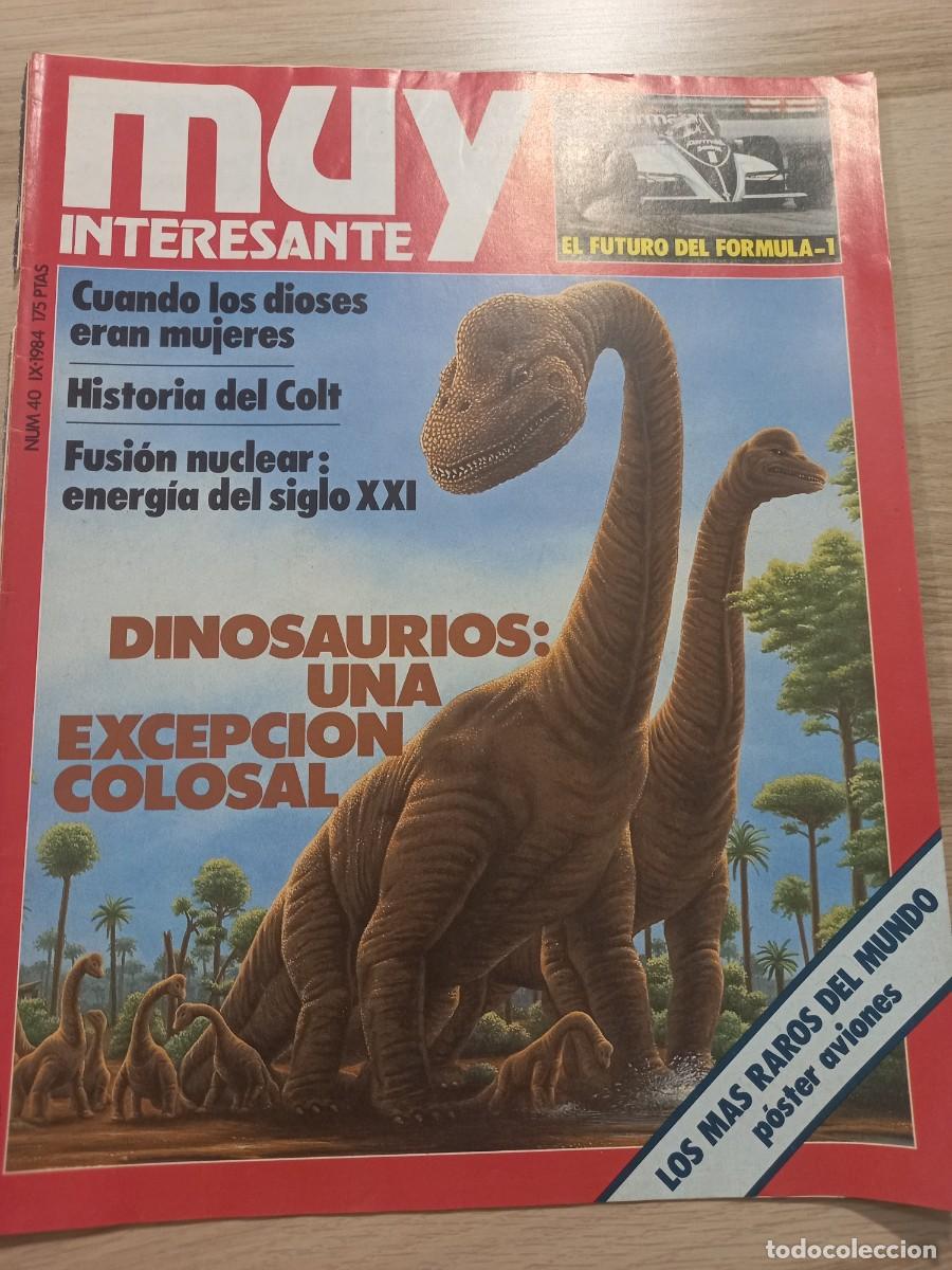 Paper Collecting Others: DOSSIER DINOSAURIOS, POR QUE ERAN GIGANTES. PORTADA Y 5 PAGINAS. EXTRA&Iacute;DO DE MUY INTERESANTE 1984