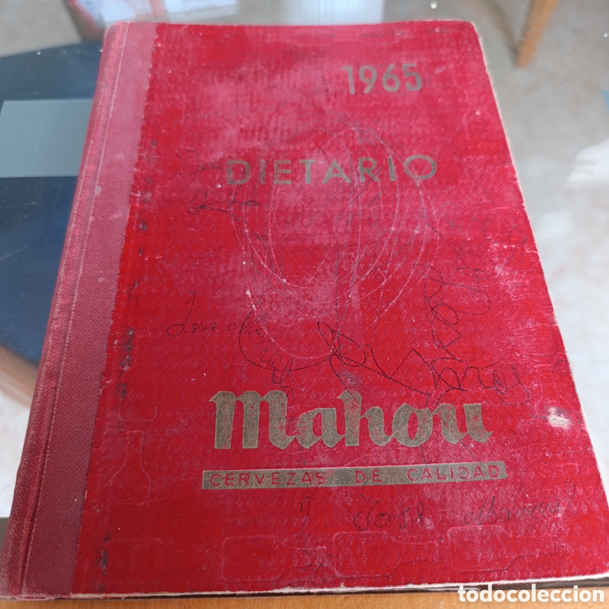 Otros art&iacute;culos de coleccionismo en papel: 1965,CERVEZA MAHOU. Dietario