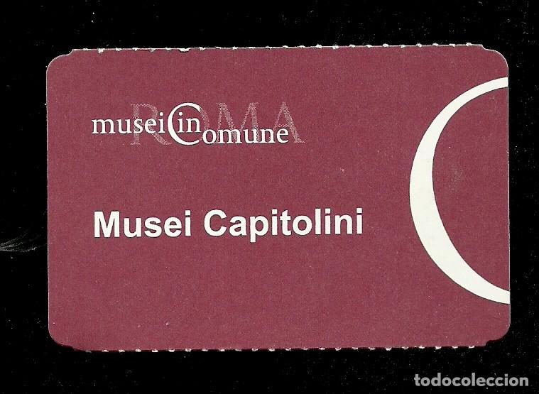 Otros art&iacute;culos de coleccionismo en papel: Biglietto di Ingresso - Musei Capitolini ( Roma )