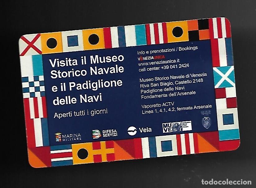 Otros art&iacute;culos de coleccionismo en papel: Biglietto di Ingresso - Museo Storico Navale ( Venezia )