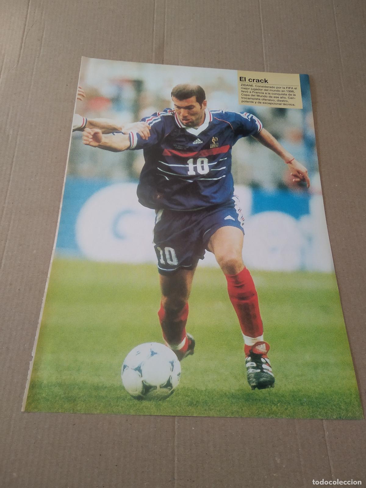 Otros Art&iacute;culos de Coleccionismo en Papel: HOJA REVISTA DON BALON EXTRA EURO 2000 EUROCOPA TIPOS POSTER ZIDANE EQUIPO PLANTILLA DINAMARCA