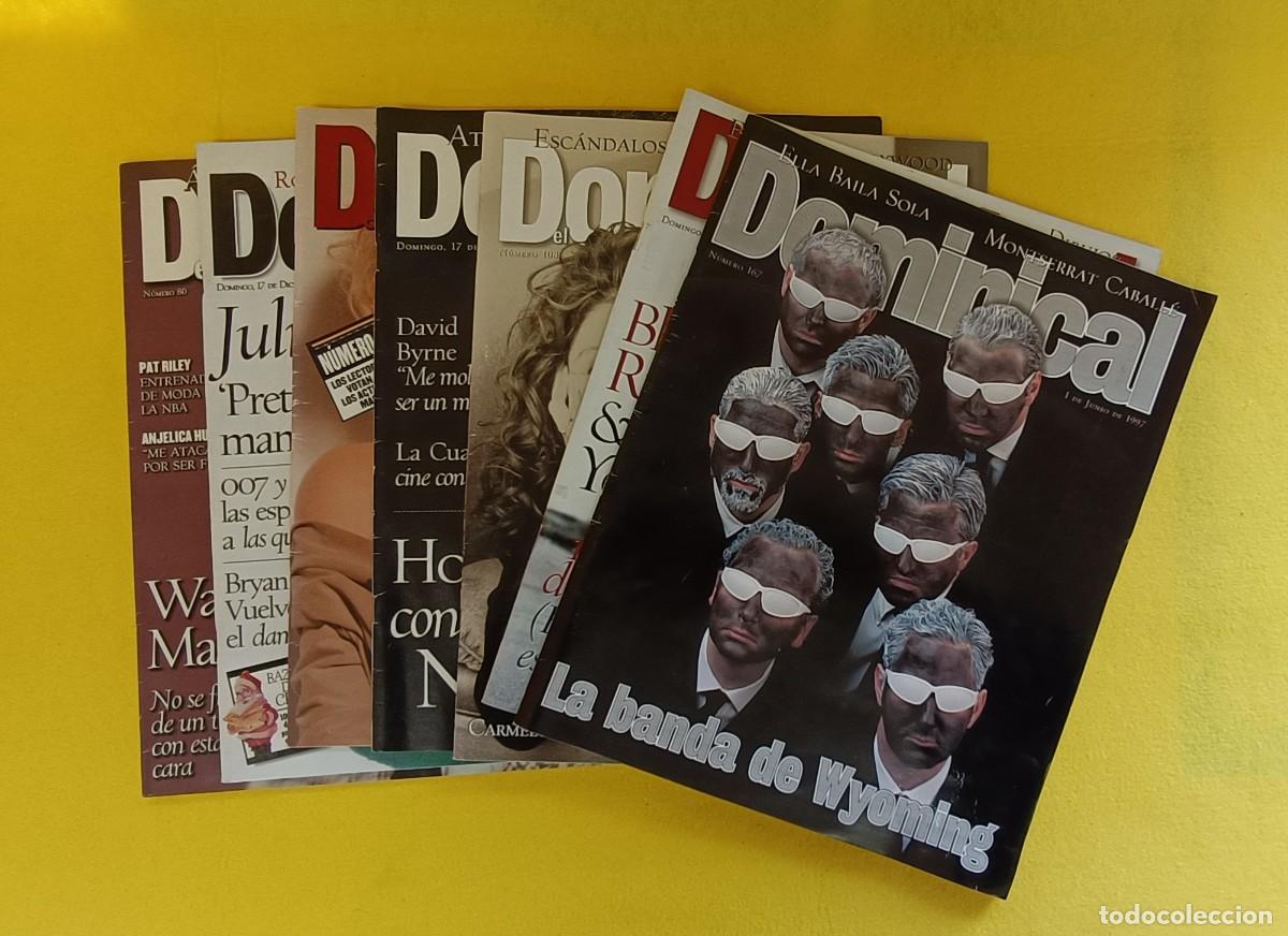 Otros Art&iacute;culos de Coleccionismo en Papel: INTERESANTE LOTE DE SIETE REVISTAS &rdquo;DOMINICAL&rdquo; A&Ntilde;OS 95 - 96 Y 97