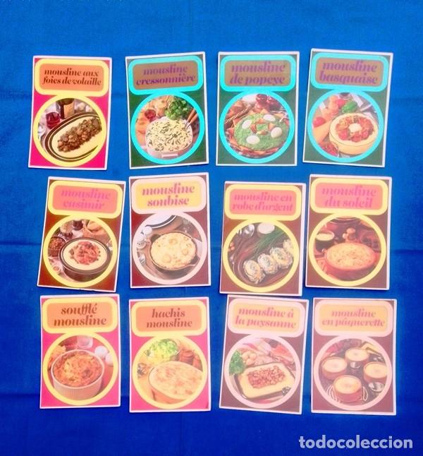 Otros Art&iacute;culos de Coleccionismo en Papel: Recetas cocina 12+5 fichas coleccionables en franc&eacute;s