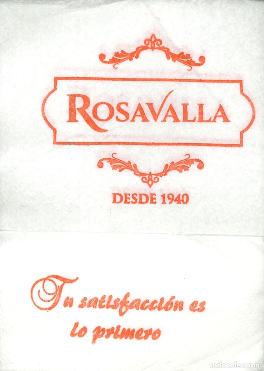 Altri oggetti di carta: SERVILLETA PAPEL - CAFETERIA ROSAVALLA - LEGANES (MADRID)