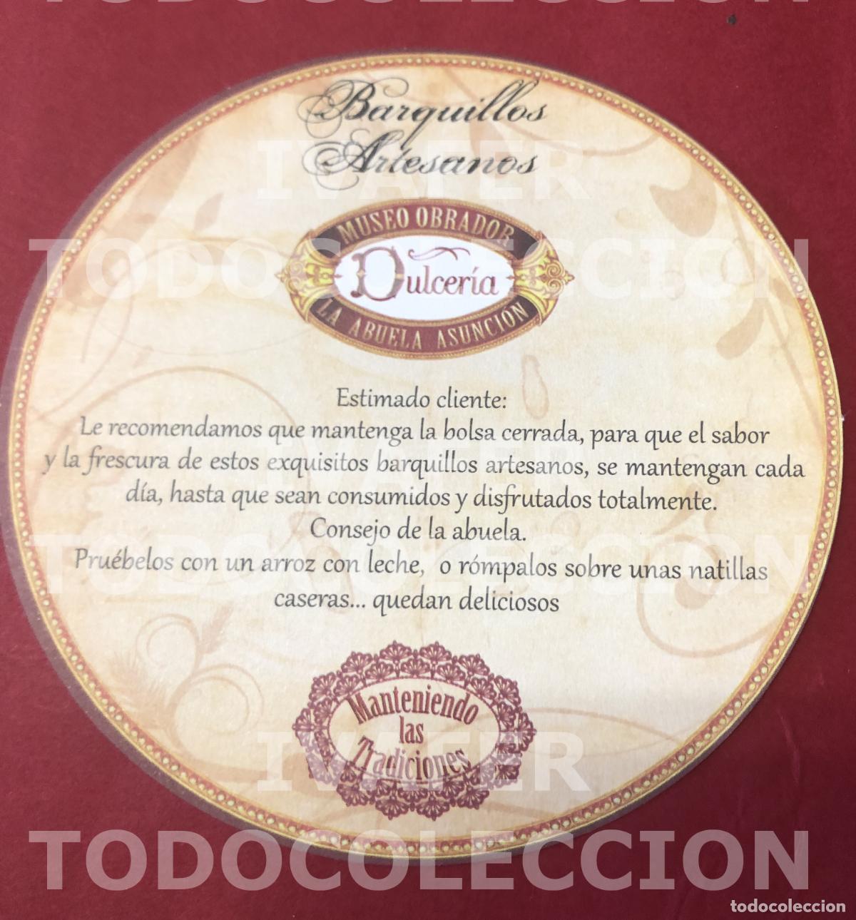 Otros Art&iacute;culos de Coleccionismo en Papel: PAPEL PROCEDENTE DE INTERIOR DE PRODUCTO DE DULCERIA MUSEO OBRADOR LA ABUELA ASUNCION