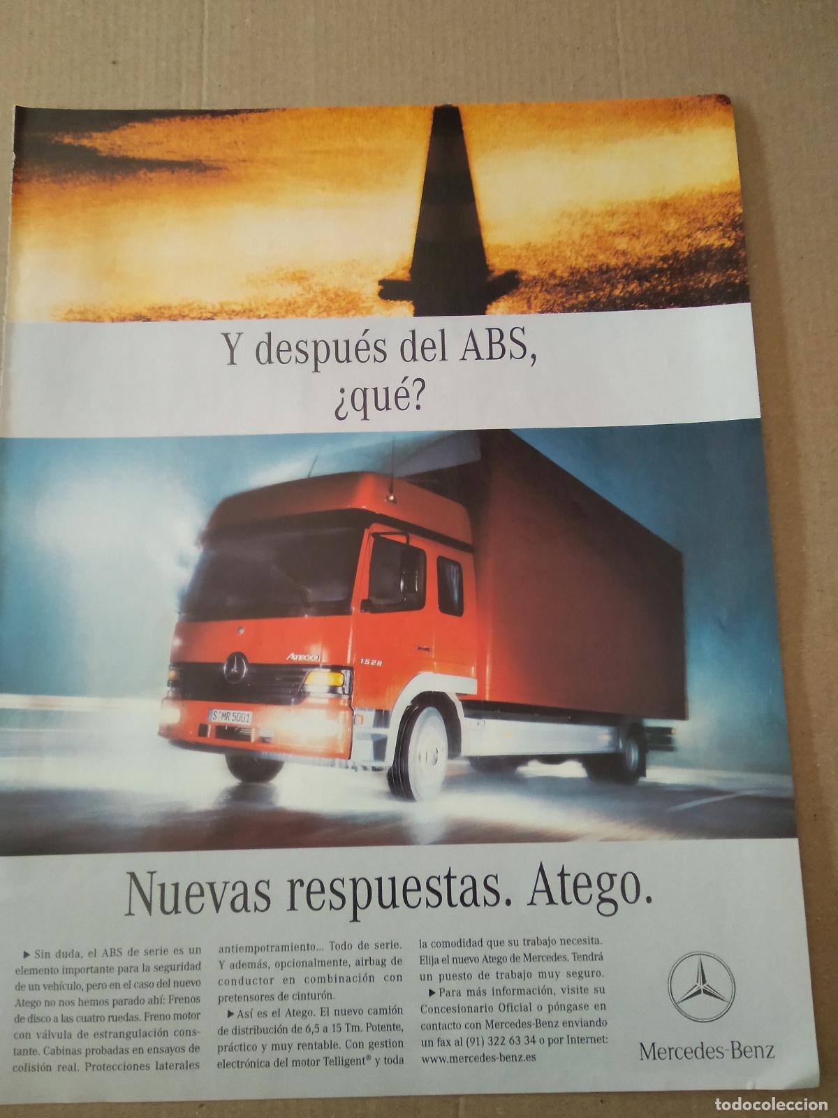 Otros art&iacute;culos de coleccionismo en papel: HOJA REVISTA MUNDIAL 98 MUNDO PUBLICIDAD MERCEDES-BENZ SHEARER INGLATERRA OWEN