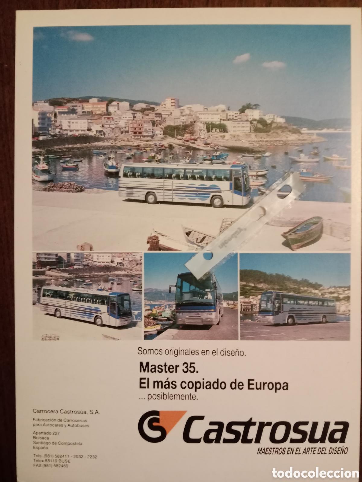 Paper Collecting Others: Publicidad autob&uacute;ses castrosua de 1989