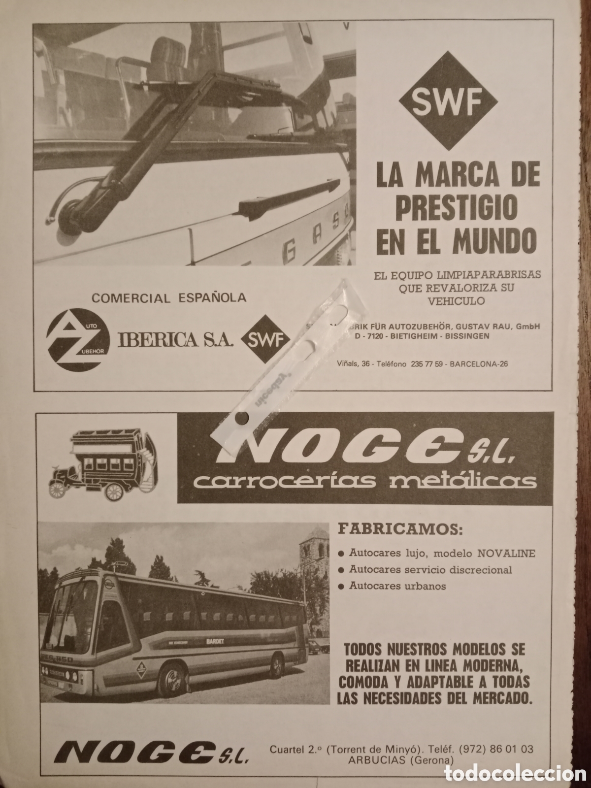 Paper Collecting Others: Publicidad carrocer&iacute;as autobuses noge
