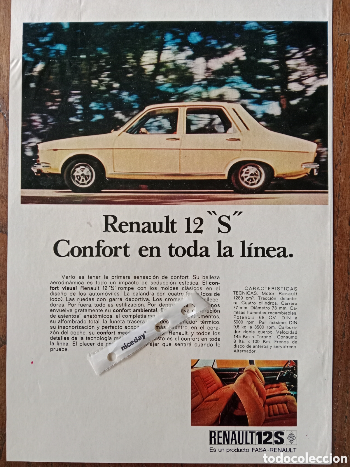 Paper Collecting Others: Publicidad autom&oacute;vil Renault 12