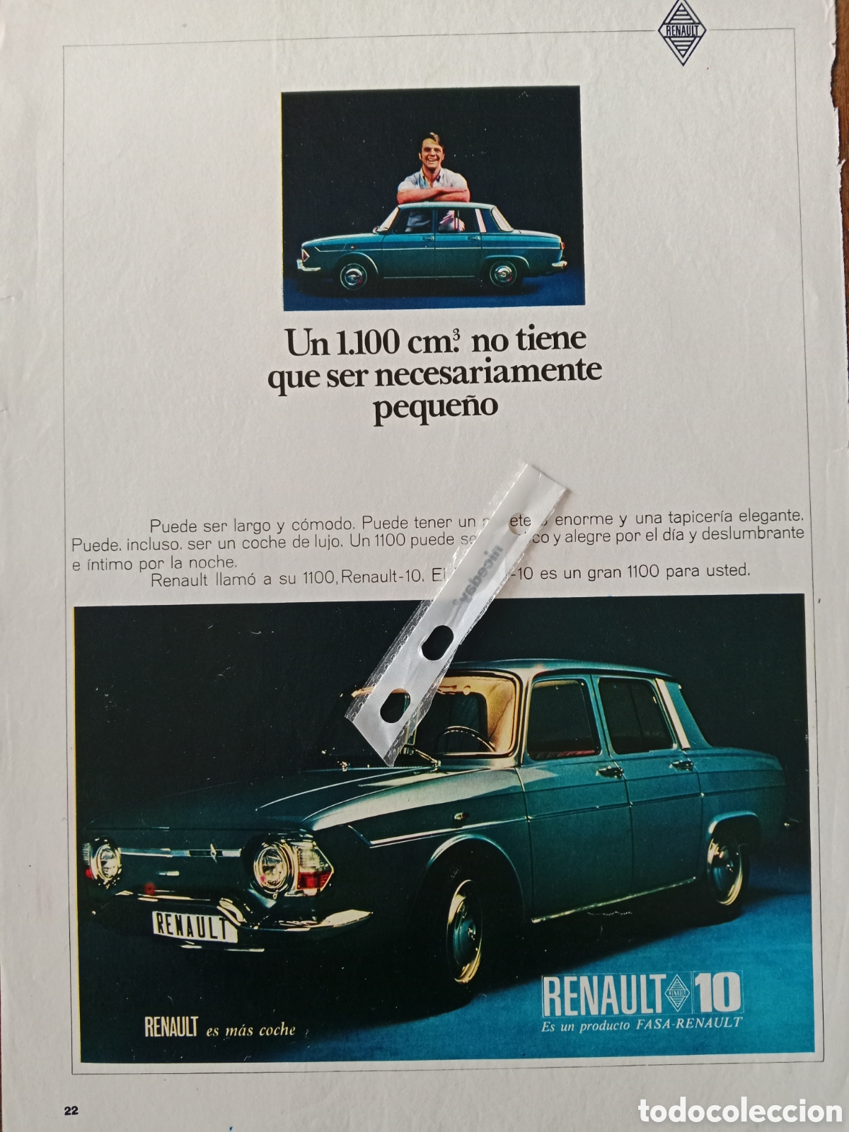 Paper Collecting Others: Publicidad autom&oacute;vil Renault 10