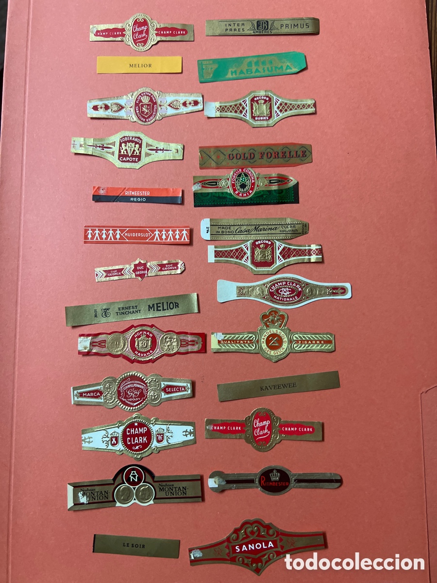 Sammelleidenschaft Andere Papierartikel: L610. LOTE DE 26 VITOLAS - Vitolas - Vitola - Bagues de Cigare Cigar Bands - Anciennes Bauchbinden