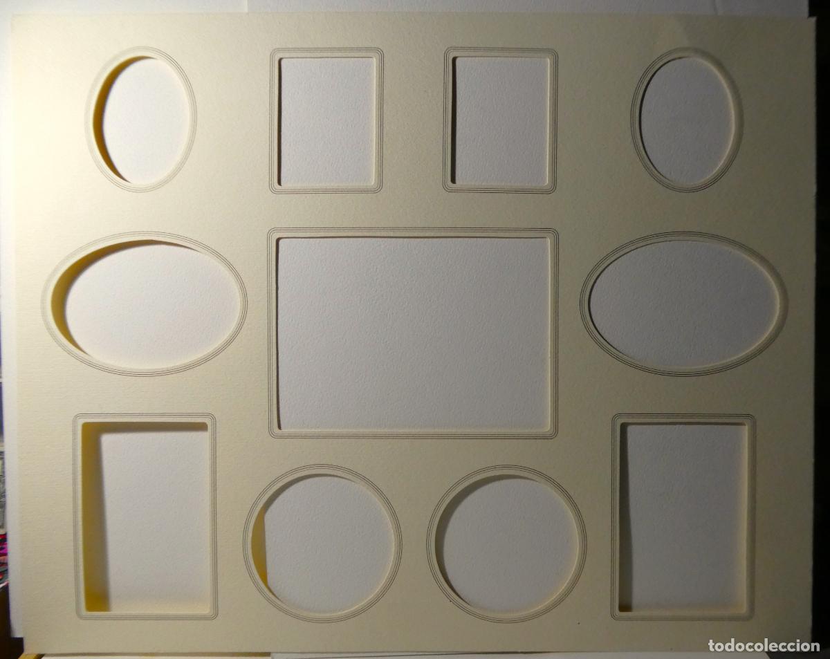 Otros art&iacute;culos de coleccionismo en papel: Pr&aacute;ctico paspart&uacute; para 11 fotograf&iacute;as 50X40 cm