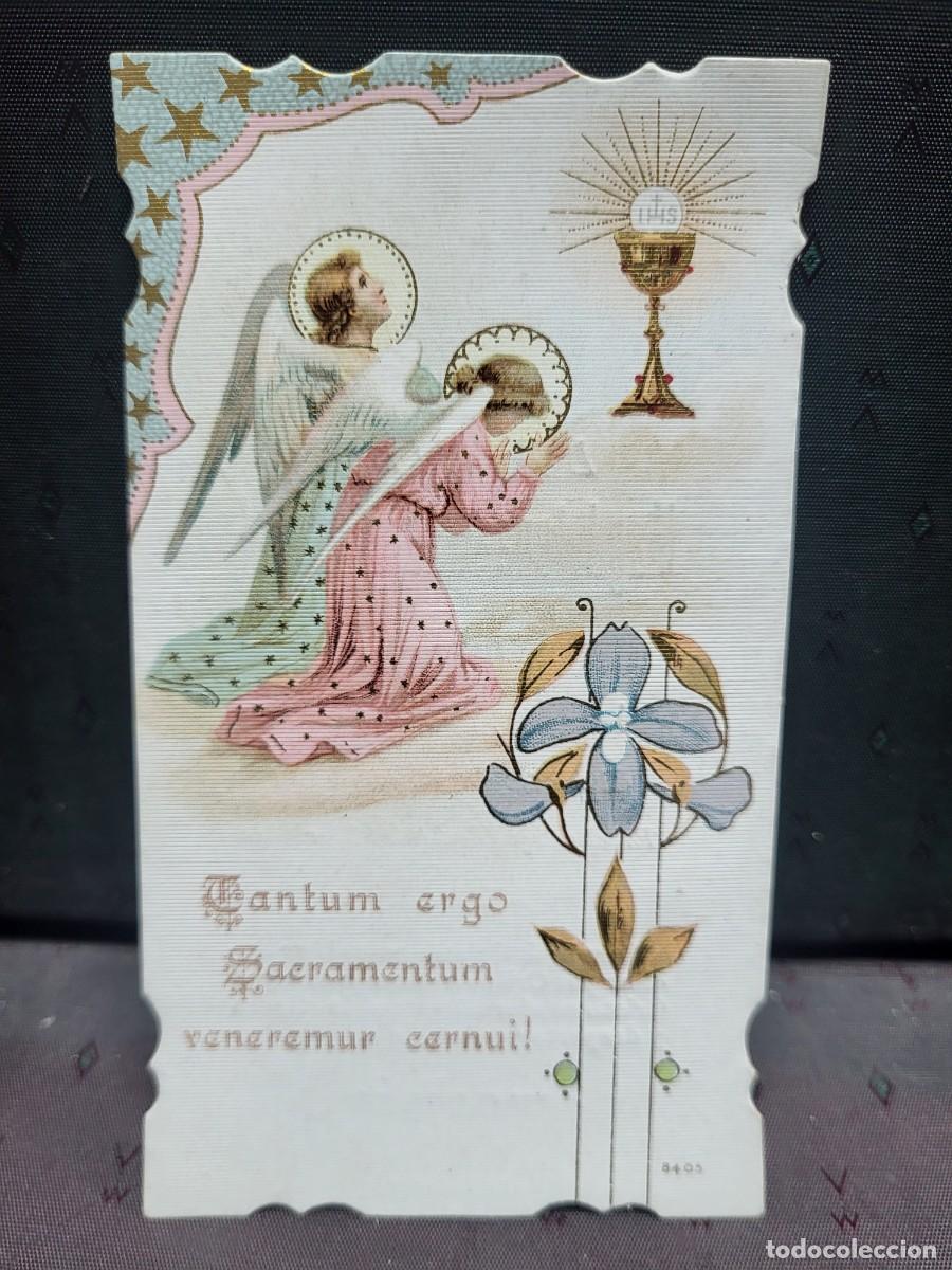 Paper Collecting Others: ANTIGUA ESTAMPA RELIGIOSA SAURA CLAVEL COLEGIO JESUS MARIA MURCIA 1911