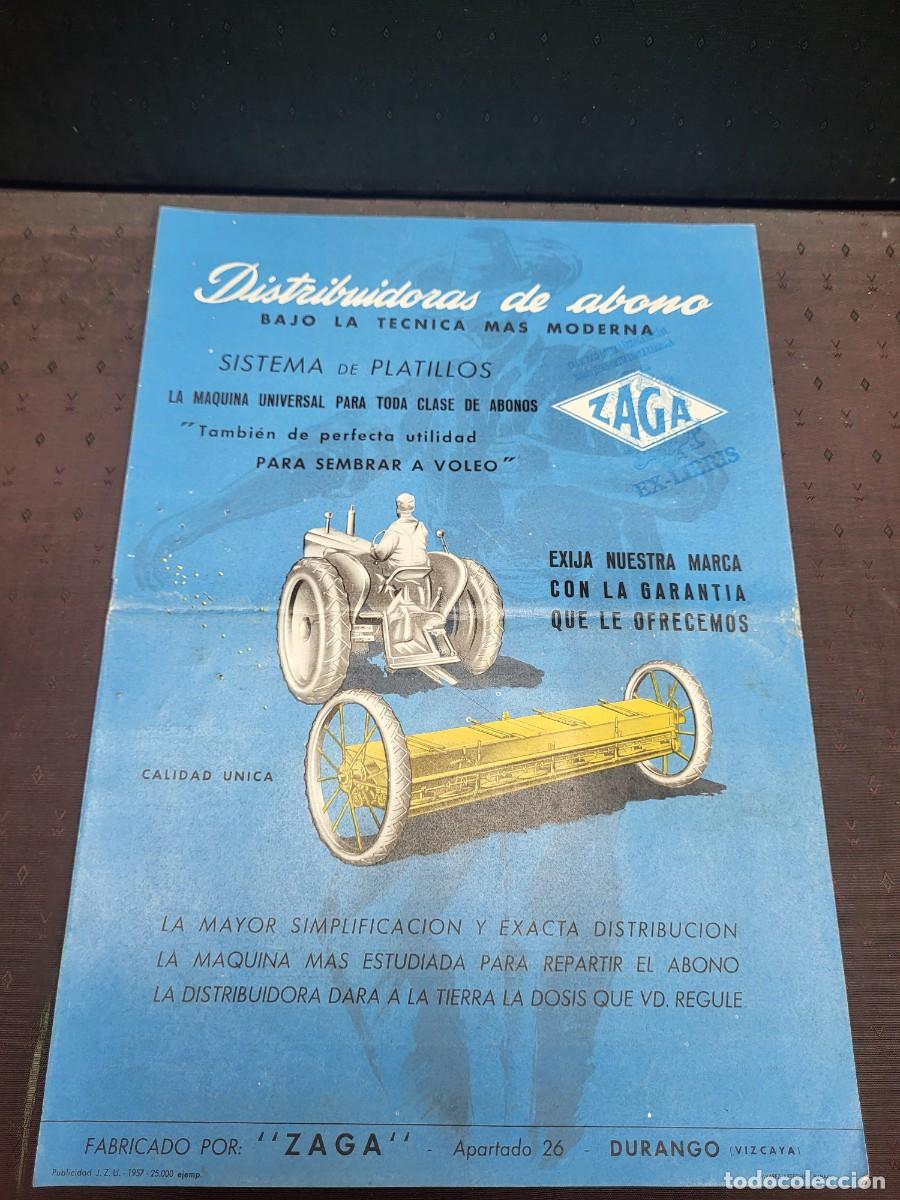 Paper Collecting Others: MAQUINARIA AGRICOLA ZAGA DURANGO VIZCAYA DISTRIBUIDORAS DE ABONONSISTEMA PLATILLOS