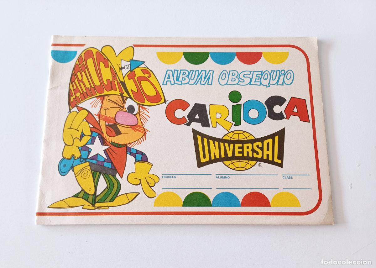 Otros Art&iacute;culos de Coleccionismo en Papel: &Aacute;LBUM OBSEQUIO CARIOCA JO UNIVERSAL A&Ntilde;OS 70 ROTULADORES CUADERNO LIBRETA PUBLICIDAD